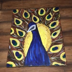 Peacock painting